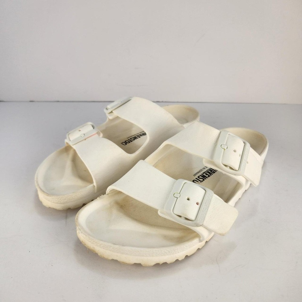 Birkenstock Arizona EVA White Sandals Women's 7 Men's 5 EU 38 Waterproof
